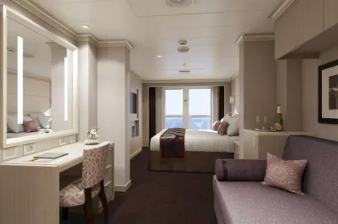 Large Ocean-View Spa Stateroom