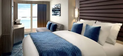 Mini-suite avec balcon (au milieu)