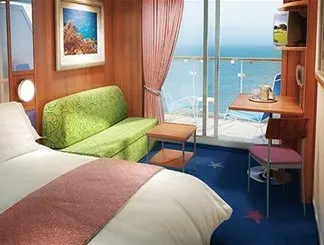 Aft-Facing Balcony Stateroom