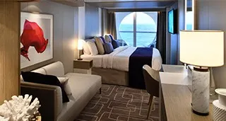 Deluxe Porthole View Stateroom with Veranda